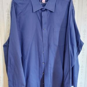 Men's button down dress shirt light purple big and tall